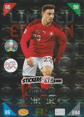 Sticker Xherdan Shaqiri - UEFA Euro 2020 Kick Off. Adrenalyn XL n. LE-XS - Panini