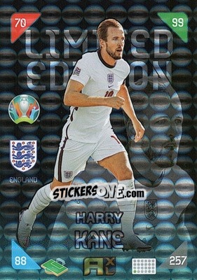 Sticker Harry Kane - UEFA Euro 2020 Kick Off. Adrenalyn XL n. XXL-HK - Panini