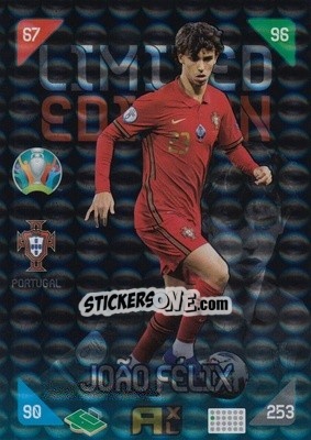 Sticker João Félix - UEFA Euro 2020 Kick Off. Adrenalyn XL - Panini