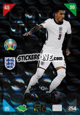 Figurina Jadon Sancho - UEFA Euro 2020 Kick Off. Adrenalyn XL - Panini