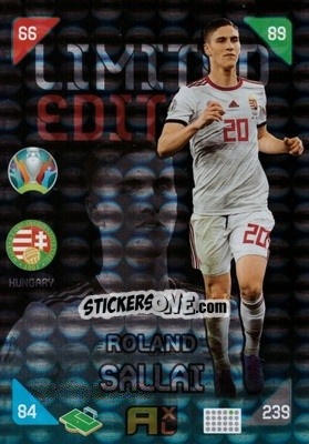 Sticker Roland Sallai - UEFA Euro 2020 Kick Off. Adrenalyn XL - Panini