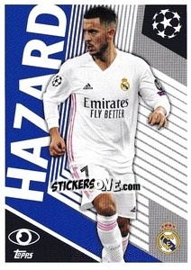 Sticker Eden Hazard (One to Watch) - UEFA Champions League 2020-2021 n. RMA2 - Topps