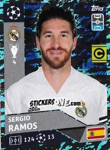Cromo Sergio Ramos (Captain) - UEFA Champions League 2020-2021 - Topps