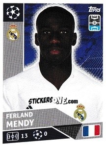 Sticker Ferland Mendy - UEFA Champions League 2020-2021 n. RMA7 - Topps