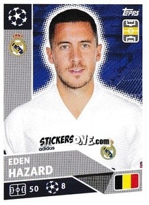 Sticker Eden Hazard - UEFA Champions League 2020-2021 - Topps
