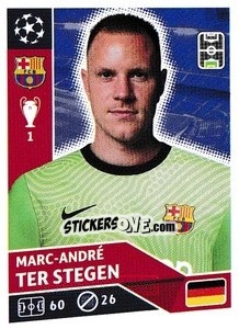 Cromo Marc-André ter Stegen - UEFA Champions League 2020-2021 n. BAR3 - Topps
