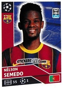 Sticker Nélson Semedo - UEFA Champions League 2020-2021 n. BAR8 - Topps