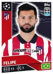 Sticker Felipe - UEFA Champions League 2020-2021 n. ATM5 - Topps