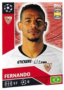Sticker Fernando - UEFA Champions League 2020-2021 n. SEV8 - Topps