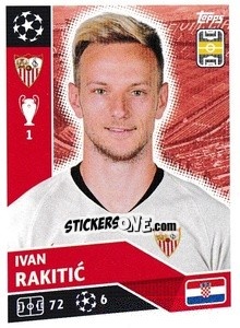 Sticker Ivan Rakitic - UEFA Champions League 2020-2021 n. SEV9 - Topps