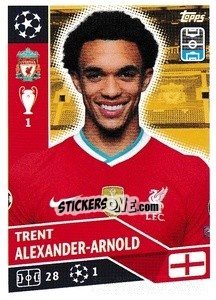 Sticker Trent Alexander-Arnold - UEFA Champions League 2020-2021 n. LIV4 - Topps