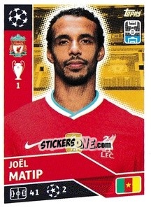 Sticker Joël Matip - UEFA Champions League 2020-2021 n. LIV8 - Topps