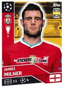 Sticker James Milner - UEFA Champions League 2020-2021 n. LIV11 - Topps