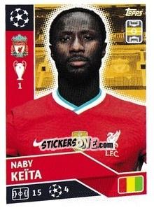 Sticker Naby Keïta - UEFA Champions League 2020-2021 n. LIV13 - Topps