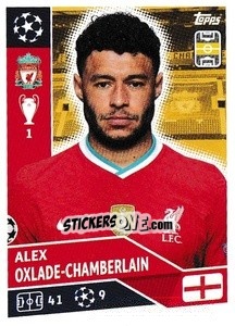 Sticker Alex Oxlade-Chamberlain - UEFA Champions League 2020-2021 n. LIV14 - Topps