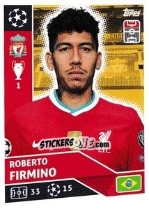 Sticker Roberto Firmino - UEFA Champions League 2020-2021 n. LIV18 - Topps