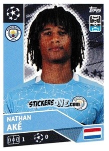 Sticker Nathan Aké - UEFA Champions League 2020-2021 n. MCI8 - Topps