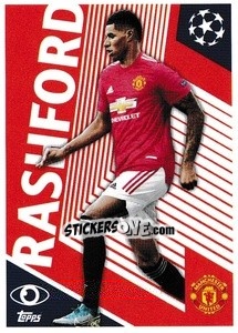 Sticker Marcus Rashford (One to Watch) - UEFA Champions League 2020-2021 n. MUN2 - Topps
