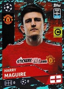 Sticker Harry Maguire (Captain) - UEFA Champions League 2020-2021 n. MUN6 - Topps