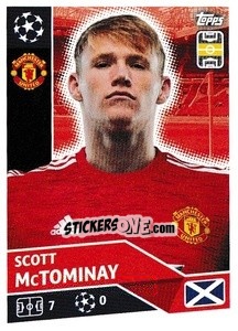 Sticker Scott McTominay - UEFA Champions League 2020-2021 - Topps
