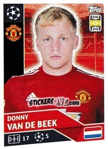 Sticker Donny van de Beek - UEFA Champions League 2020-2021 n. MUN10 - Topps