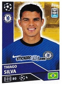 Sticker Thiago Silva - UEFA Champions League 2020-2021 n. CHE5 - Topps