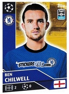 Sticker Ben Chilwell - UEFA Champions League 2020-2021 - Topps
