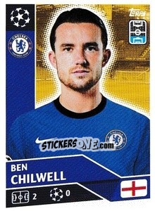 Sticker Ben Chilwell - UEFA Champions League 2020-2021 n. CHE7 - Topps