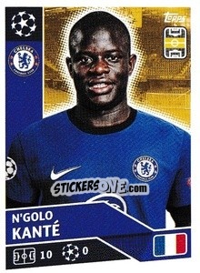 Sticker N'Golo Kanté - UEFA Champions League 2020-2021 n. CHE9 - Topps