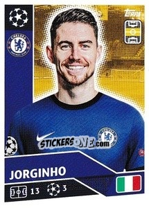 Sticker Jorginho - UEFA Champions League 2020-2021 n. CHE10 - Topps