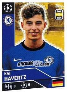 Sticker Kai Havertz - UEFA Champions League 2020-2021 n. CHE11 - Topps