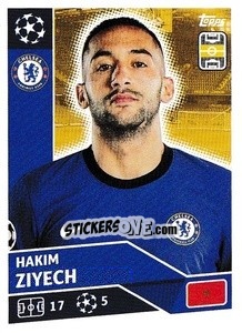Sticker Hakim Ziyech - UEFA Champions League 2020-2021 n. CHE12 - Topps