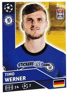 Sticker Timo Werner - UEFA Champions League 2020-2021 - Topps