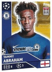 Sticker Tammy Abraham - UEFA Champions League 2020-2021 n. CHE18 - Topps