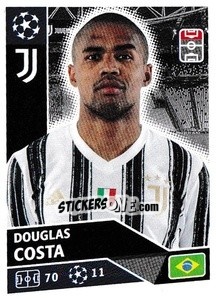 Sticker Douglas Costa - UEFA Champions League 2020-2021 n. JUV16 - Topps