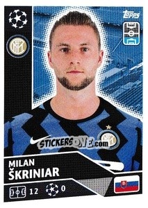 Sticker Milan Škriniar - UEFA Champions League 2020-2021 n. INT4 - Topps