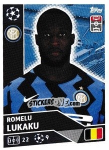 Sticker Romeu Lukaku - UEFA Champions League 2020-2021 n. INT17 - Topps