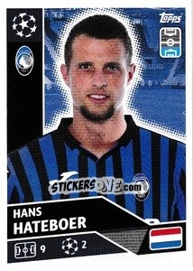 Sticker Hans Hateboer - UEFA Champions League 2020-2021 n. ATA7 - Topps