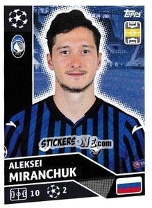 Sticker Aleksei Miranchuk - UEFA Champions League 2020-2021 n. ATA10 - Topps