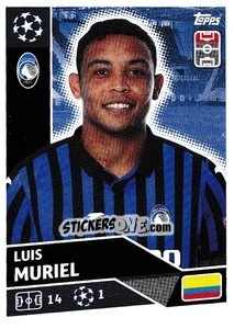 Sticker Luis Muriel - UEFA Champions League 2020-2021 n. ATA16 - Topps