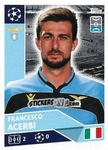 Sticker Francesco Acerbi - UEFA Champions League 2020-2021 n. LAZ5 - Topps