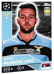 Sticker Sergej Milinkovic-Savic - UEFA Champions League 2020-2021 n. LAZ13 - Topps