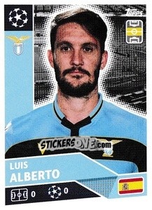 Sticker Luis Alberto - UEFA Champions League 2020-2021 n. LAZ14 - Topps