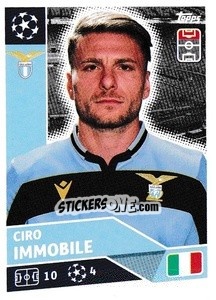 Sticker Ciro Immobile - UEFA Champions League 2020-2021 n. LAZ17 - Topps
