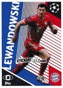 Sticker Robert Lewandowski (One to Watch) - UEFA Champions League 2020-2021 n. BAY2 - Topps