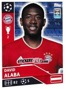 Sticker David Alaba - UEFA Champions League 2020-2021 - Topps