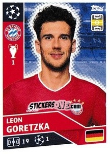Sticker Leon Goretzka - UEFA Champions League 2020-2021 n. BAY11 - Topps