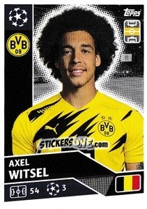 Sticker Axel Witsel - UEFA Champions League 2020-2021 n. DOR10 - Topps