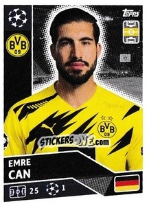 Sticker Emre Can - UEFA Champions League 2020-2021 n. DOR11 - Topps