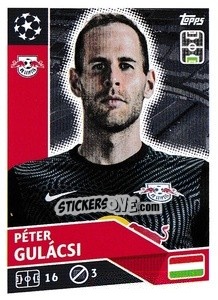 Sticker Péter Gulácsi - UEFA Champions League 2020-2021 - Topps